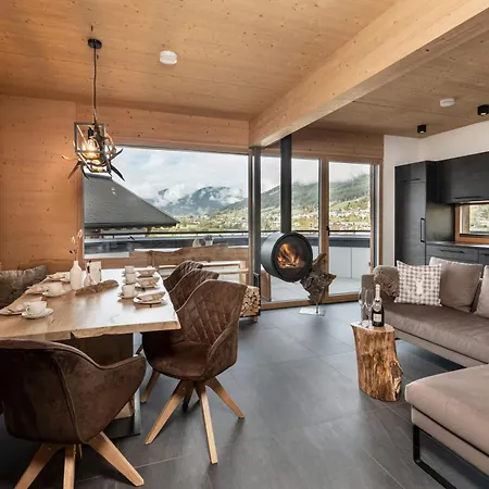 Holzlodge Deluxe - Alpine - Bergblick